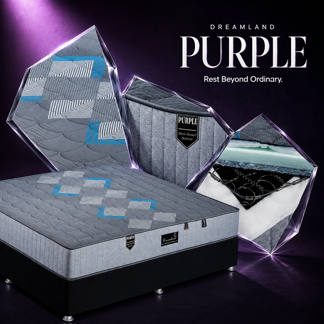 تشک دریم لند مدل پرپل (Purple)