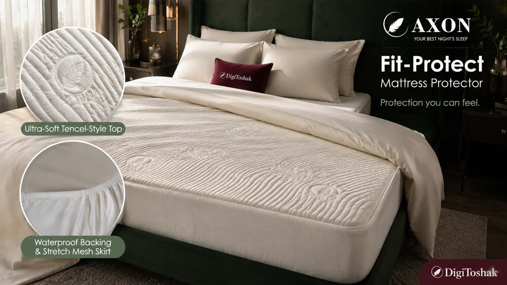 IVRF1261_result محافظ تشک ضدآب آکسون مدل Fit‑Protect - Image 1