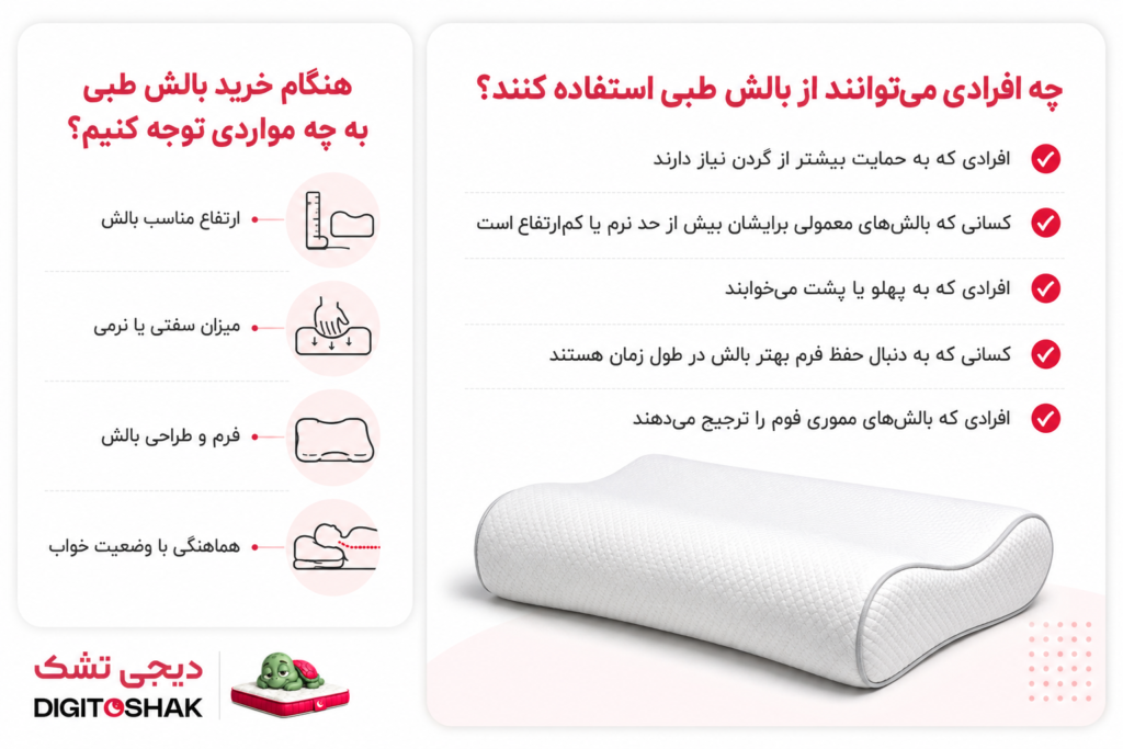 بالش طبی در کالای خواب