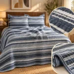سرویس رو تختی ORANG SLEEP HOME مدل Zebra Mavi