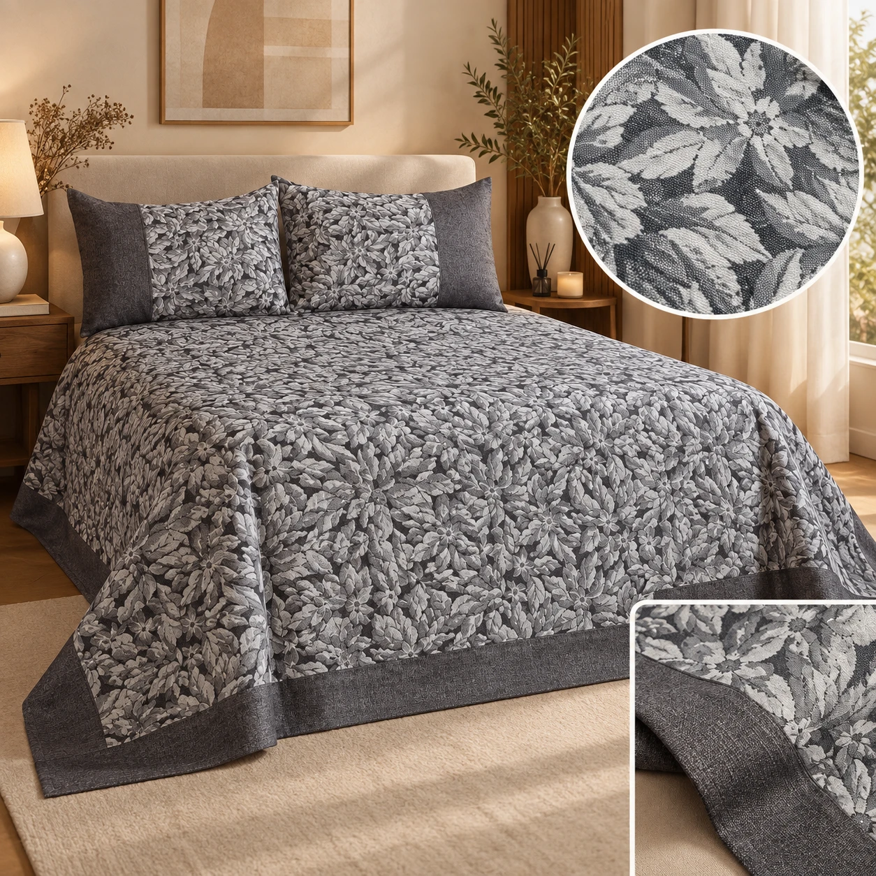 6da27c35-d1ec-498d-8cf5-88b69b686aae_result سرویس رو تختی ORANG SLEEP HOME مدل Givane Lacivert - Image 1