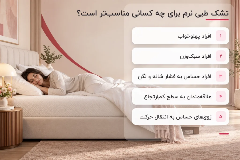تشک طبی نرم