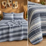 سرویس رو تختی ORANG SLEEP HOME مدل Zebra Mavi - Image 3