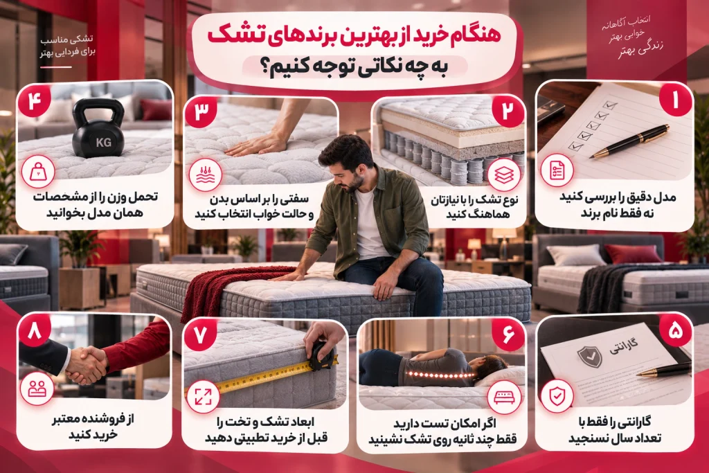 بهترین برند تشک را چگونه انتخاب کنیم؟