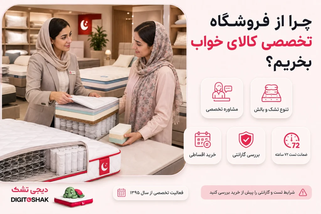 چرا خرید کالای خواب در گیلان از فروشگاه تخصصی اهمیت دارد